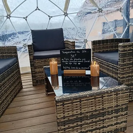 Avec Privatif La Courtisane - Salon D'hiver Sous Dôme Chauffé - Love-room-alsace-67 Appartamento